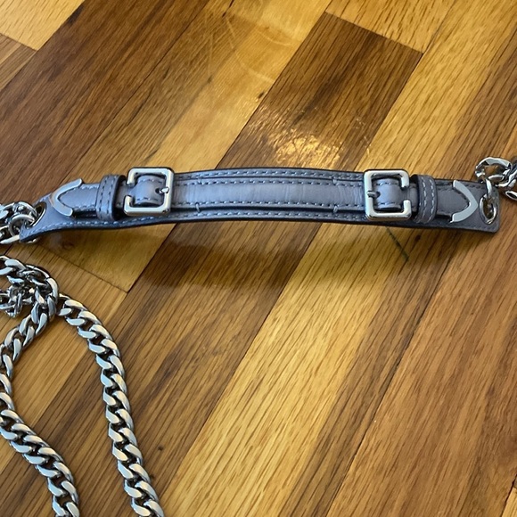 Rebecca Minkoff Gray Textured Shoulder Bag OS - Picture 4 of 10